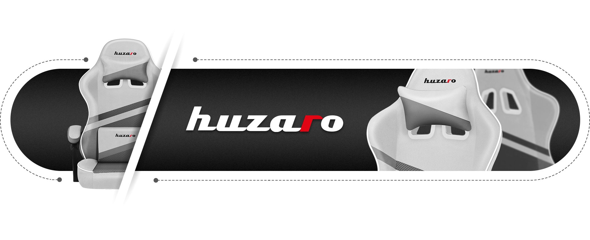 Fotel gamingowy Huzaro Force 4.4 White Mesh